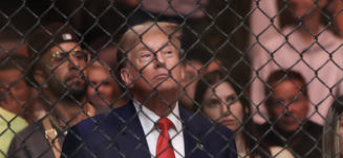 Trump Cheered with “Fuck Joe Biden” Chant at UFC 302